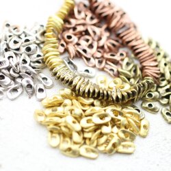 200 Matte Gold Spacer Beads