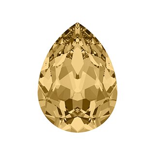 14x10 mm Pearshape Swarovski Kristall 2 Light Colorado Topaz