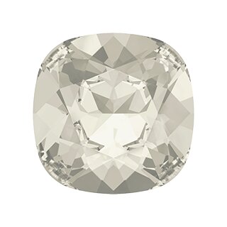 12 mm Cushion Square Swarovski Kristall 4470 30 Crystal Silver Shade