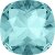 12 mm Cushion Square Swarovski Kristall 4470 263 Light Turquoise
