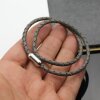 1 Edelstahl Magnetverschluss für 4 mm Bände, Schmuckverschluss, DIY Armband, Kette