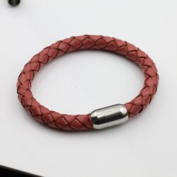 1 Stainless Steel Magnetic Clasp for 8 mm Leather and cord, Bracelet and Necklace Clasp