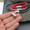 1 Stainless Steel Magnetic Clasp for 8 mm Leather and cord, Bracelet and Necklace Clasp