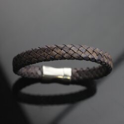 1 Stainless Steel Magnetic Clasp10x5 mm Magnetic Bracelet Clasp, Leather Bracelet Clasp
