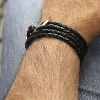 1 Edelstahl Verschlu Lederband Armband Verschluss fr 8x4 mm Lederarmband