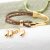 10 Gold Double Barrel Sliders Bead for 4 mm Round Leather and cord