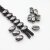 10 Gunmetal Double Barrel Sliders Bead for 4 mm Round Leather and cord