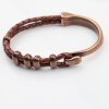 10 Antique Copper Double Barrel Sliders Bead for 4 mm Round Leather and cord