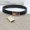 1 Gold Magnetic Bracelet Clasp 21x12.5 mm Ø 10x3 mm