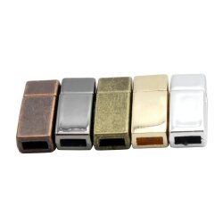 1 Gold Magnetic Clasps 5x2 mm Hole Jewelry Making Bracelet