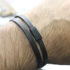 1 Matte Black Magnetic Clasps 5x2 mm Hole Jewelry Making Bracelet