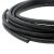 6mm Bolo Cord Round Braided Leather Strap Black 1 m