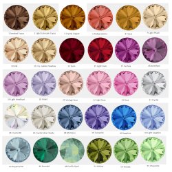 14 mm Rivoli Swarovski Kristall