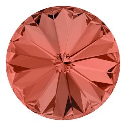 14 mm Rivoli Swarovski  and Efsa Crystal 5 Padparadscha