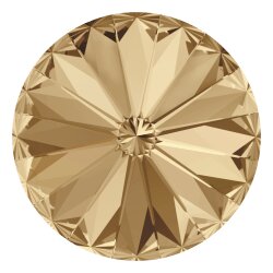 14 mm Rivoli Swarovski und Efsa Kristall 11 Golden Shadow