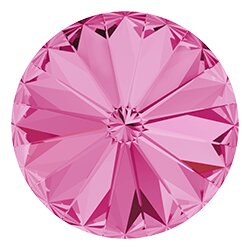 14 mm Rivoli Swarovski  and Efsa Crystal 23 Rose