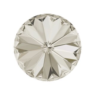 14 mm Rivoli Swarovski  and Efsa Crystal 30 Crystal Silver Shade