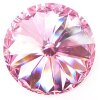 14 mm Rivoli Swarovski Crystal 95 Light Rose AB