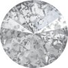 14 mm Rivoli Swarovski Kristall 329 Crystal Silver Patina