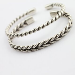 Verdrehter Armband Statement-Armspange fr Herren und Damen