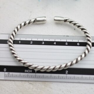 Verdrehter Armband Statement-Armspange fr Herren und Damen