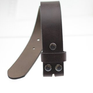 Ledergrtel, 4 cm, 100 % Rindsleder - Braun LG33