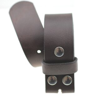 Ledergrtel, 4 cm, 100 % Rindsleder - Braun LG33