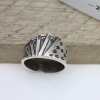 Poker Ring silber