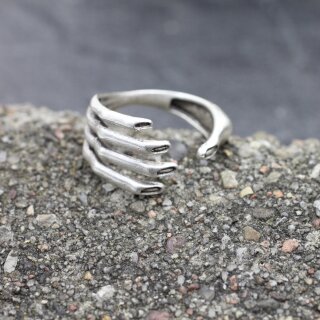 Skeletonfinger Ring silver