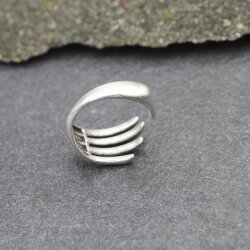 Skelettfinger Ring silber