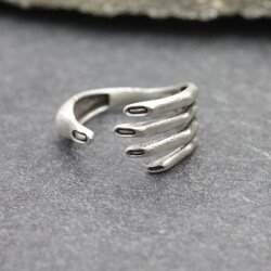 Skeletonfinger Ring silver