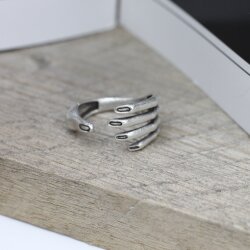 Skeletonfinger Ring silver