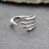 Skelettfinger Ring silber