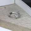 Skelettfinger Ring silber