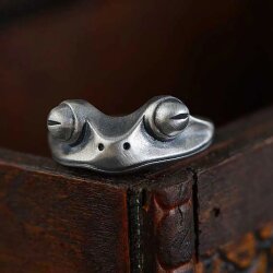 Frog Ring silver unisex