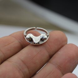 Frog Ring silver unisex