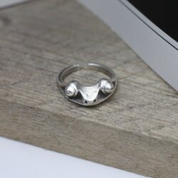 Frog Ring silver unisex