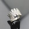 Reptilien Ring silber unisex