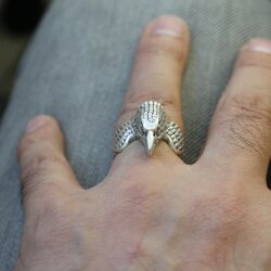 Eagle Ring Silver Unisex