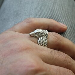 Adler Ring Silber Unisex