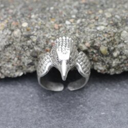 Eagle Ring Silver Unisex