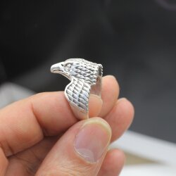 Adler Ring Silber Unisex