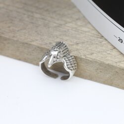 Eagle Ring Silver Unisex