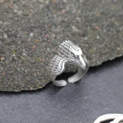 Eagle Ring Silver Unisex