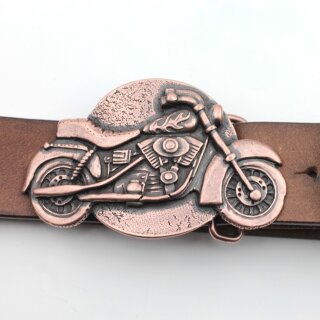 Gürtelschnalle Motorrad, Buckle Wechselschließe...