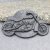 Gürtelschnalle Motorrad, Buckle Wechselschließe Gürtelschließe 40mm matt Schwarz