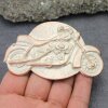 Roseperlmutt Belt buckle Motorcycle, motorbike