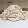 Gürtelschnalle Motorrad, Buckle Wechselschließe Gürtelschließe 40mm Roseperlmutt