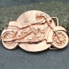 Rose Gold Belt buckle Motorcycle, motorbike