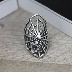 Spider Web Ring Silber Unisex